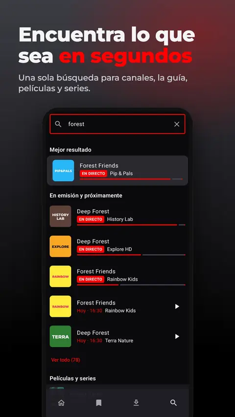 Encuentra lo que sea en segundos